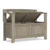 Amherst - Small Transitional Entryway Storage Bench