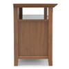 Amherst - TV Media Stand - Medium Saddle Brown
