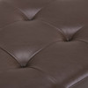 Cosmopolitan - Storage Ottoman - Chocolate Brown