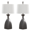 Curvo - Contemporary Polyresin Table Lamp (Set of 2) Curvo - Contemporary Polyresin Table Lamp (Set of 2)