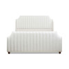 Addison - King Tufted Panel Bed Frame - Cloud White Addison - King Tufted Panel Bed Frame - Cloud White