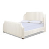 Addison - King Tufted Panel Bed Frame - Cloud White Addison - King Tufted Panel Bed Frame - Cloud White