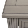 Dauphin - Storage Shelf Side Table - Gray Cashmere Dauphin - Storage Shelf Side Table - Gray Cashmere