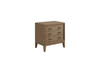 3 Drawer Nightstand With USB - Latte 3 Drawer Nightstand With USB - Latte