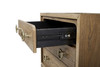 3 Drawer Nightstand With USB - Latte 3 Drawer Nightstand With USB - Latte