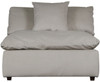 Posh Modular Sectional - Armless - Dove - 38"