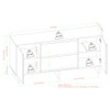 Scandi - Sideboard With Beveled Drawers