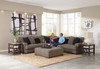 Ava Sectional - RAF Sofa With USB Port - Cashew - 38"