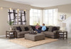 Ava Sectional - LAF Sofa With USB Port - Cashew - 38"