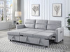 Ivy - Reversible Sleeper Sectional Sofa With Storage Chaise And Side Pocket
