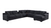 Celine - Chenille Fabric Corner Sectional Sofa With Right-Facing Chaise, Cupholders, And Charging Ports