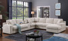 Celine - Chenille Fabric Corner Sectional Sofa With Right-Facing Chaise, Cupholders, And Charging Ports Celine - Chenille Fabric Corner Sectional Sofa With Right-Facing Chaise, Cupholders, And Charging Ports