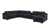 Celine - Chenille Fabric Corner Sectional Sofa With Right-Facing Chaise, Cupholders, And Charging Ports Celine - Chenille Fabric Corner Sectional Sofa With Right-Facing Chaise, Cupholders, And Charging Ports