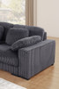 Nadine - Corduroy Modular Corner Sectional Sofa With Left Facing Chaise