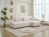 Jessica - Lamb Wool Sectional Sofa With Chaise, Versatile Configuration Jessica - Lamb Wool Sectional Sofa With Chaise, Versatile Configuration