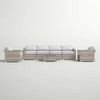 Stylish Sofa Seating Group With Cushions Perfect For Outdoor Gatherings