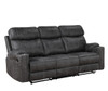 Hirah - 3 Piece Living Room Set - Dark Gray