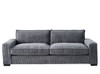 Luxe - Corduroy Sofa With Sleek Design, Spacious And Comfortable 3 Seater Couch