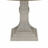 Tannen - Round Dining Table - White And Gray