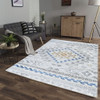 Legacy - 5'3" X 7' Polypropylene Area Rug - Multi / White Legacy - 5'3" X 7' Polypropylene Area Rug - Multi / White