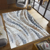 Nova - 2'7" X 7' Polypropylene, Area Rug - Multi / White Nova - 2'7" X 7' Polypropylene, Area Rug - Multi / White