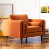 Amber - Velvet Universal Lounge Chair Amber - Velvet Universal Lounge Chair