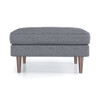 Amber - Square Upholstered Ottoman Linen Amber - Square Upholstered Ottoman Linen