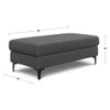 Ava - Versatile Mid Century Ottoman