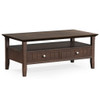 Acadian - Coffee Table With Drawer - Brown Acadian - Coffee Table With Drawer - Brown