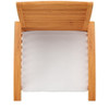 Modern 2 Piece Slat Back Patio Chairs With Cushions