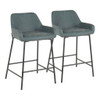 Daniella - Industrial Fixed Height Counter Stool (Set of 2) Daniella - Industrial Fixed Height Counter Stool (Set of 2)