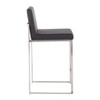 Fuji - Contemporary High Back Counter Stool, Functional Design