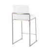 Fuji - Contemporary High Back Counter Stool, Functional Design