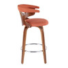 Gardenia - Mid Century Modern Fixed Height Counter Stool With Swivel (Set of 2)