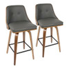 Gianna - Mid Century Modern Counter Stool (Set of 2) Gianna - Mid Century Modern Counter Stool (Set of 2)