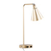 Pix - Contemporary Task Lamp Built In USB Port