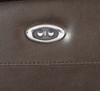 Aashi - Leather Gel Match Recliner Chair - Brown