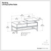 Banting - Lift Top Coffee Table - Walnut Brown