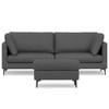 Ava - Mid Century Sofa With Ottoman Set Ava - Mid Century Sofa With Ottoman Set
