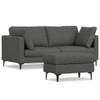 Ava - Mid Century Sofa With Ottoman Set Ava - Mid Century Sofa With Ottoman Set