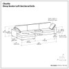 Charlie - Upholstered Deep Seater Sectional Sofa