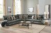 Como - Italian Leather Match Reclining Sectional