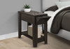 Accent Side Table, Storage, Lamp, Transitional Space-Saving Design
