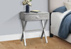 Accent Side X Table, Storage Drawer, Contemporary & Modern
