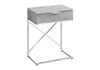 Accent Side Table, Storage Drawer, Spacious Tabletop, Contemporary & Modern