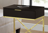 Accent Side Table, Storage Drawer, Spacious Tabletop, Contemporary & Modern