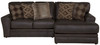 Denali - Italian Leather Match Sectional