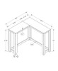 Corner Accent Console Table For Entryway, Unique Design Contemporary & Modern
