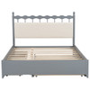 Storage Platform Bed With 2 Big Drawers & Trundle