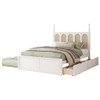 Platform Bed With With 2 Big Drawers With Trundle